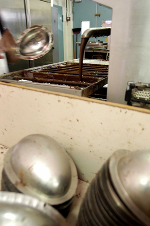Easter egg, Spes factory, Turin, Piedmont, Italy