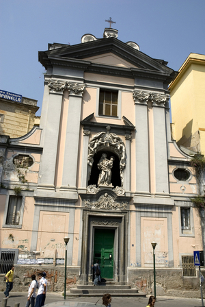 Church, Stella quarter, Naples, Campania, Italy