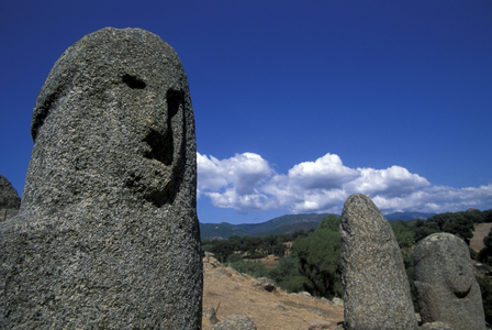 Filitosa menhir, Corsica island, France, Europe