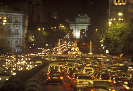 Alcalà street, Madrid, Spain, Europe