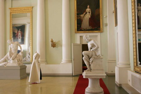 Correspondence, Yohji Yamamoto art exhibition, Pitti palace, Florence, Tuscany, Italy