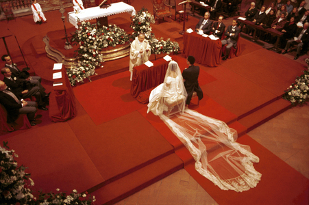 Wedding ceremony, Italy.
