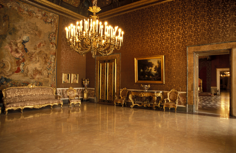 Interior of Palazzo Reale, Naples, Campania, Italy