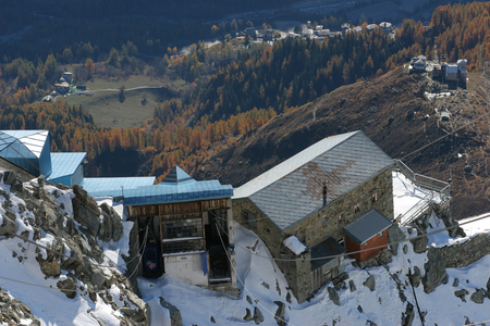 Torino hut, Monte Bianco range, Valle d'Aosta, Italy
