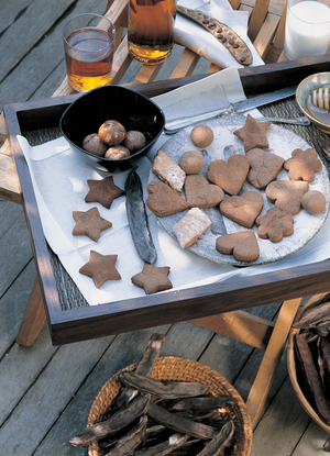 Carob biscuits, Italy