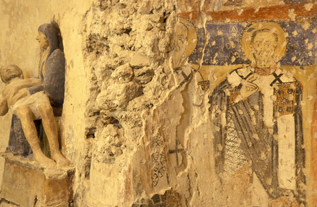Santa Maria della Sperlonga church, Palomonte, Valle del Tanagro, Campania, Italy