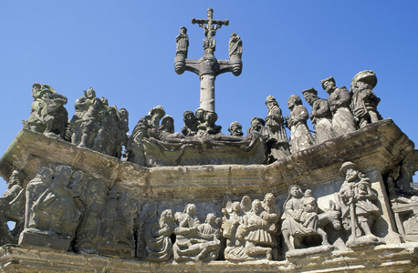 brittany calvary, guimiliau, france