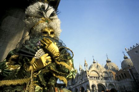 Mask, the Venice Carnival, Venice, Italy