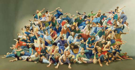 Modern Times (oil on canvas)