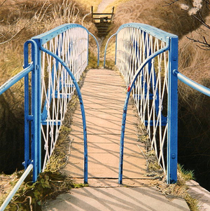 February Stile, 1988 (pastel on paper)