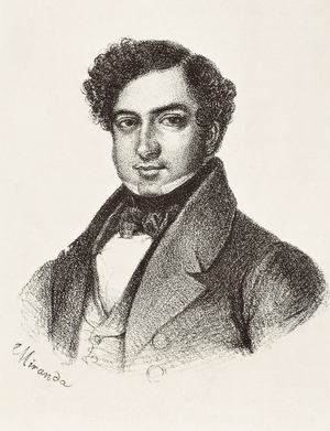 BURGOS Y OLMO, Francisco Javier de (1778-1849). English jurist, politician, journalist, and translator (engraving)