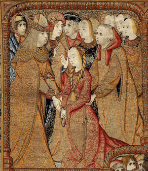 Triumphs of the Mother of God or Panos de Oro, c.1500-02 (tapestry)