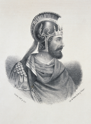 HANNIBAL (247-183 BC). Carthaginian general and statesman (engraving)