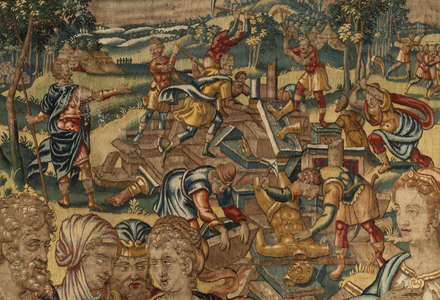 Story of Gideon, late 16th century (silk and wool)