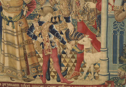 The Trojan War: The Rape of Helen, c.1470 (tapestry)