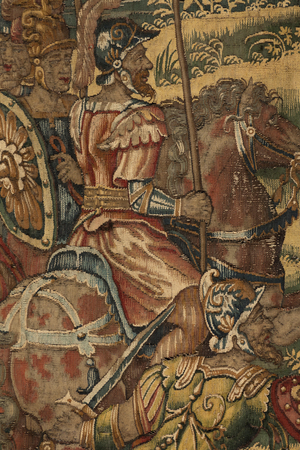 Story of Gideon, late 16th century (silk and wool)