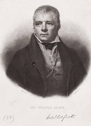 Portrait of Sir Walter Scott (engraving)