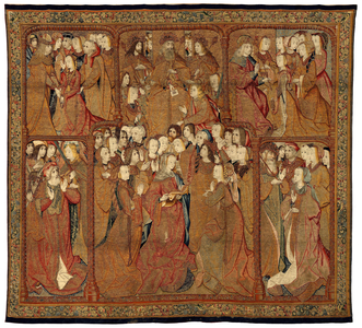 Triumphs of the Mother of God or Panos de Oro, c.1500-02 (tapestry)