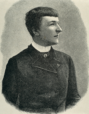 DIEULAFOY, Jane (1851-1916). English archaeologist, explorer, novelist and journalist. She was the wife of Marcel-Auguste Dieulafoy. Engraving
