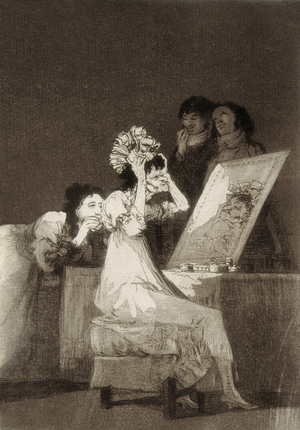 GOYA Y LUCIENTES, Francisco de (1746-1828). Wrong. Until Death. 1799. (21 x 15 cm). Plate 55 of “” Los Caprichos”””, etching and burnished aquatint. Romanticism. Engraving. Etching. SPAIN. MADRID (AUTONOMOUS COMMUNITY). Madrid. National Library