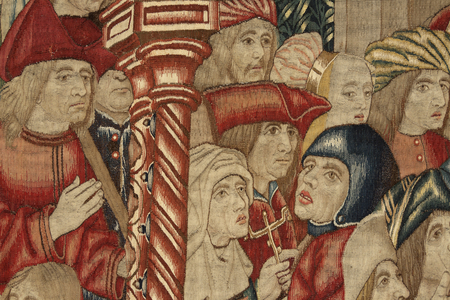 The parable of the laborers in the vineyard, c.1500 (tapestry)