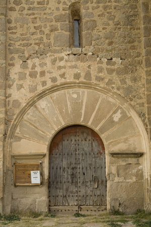 SPAIN. Navas. Church of Sant Cugat del Raco (11th c.).Greek-cross plan church, with semicircular apses and crowned by a round dome. Romanesque art. Architecture.