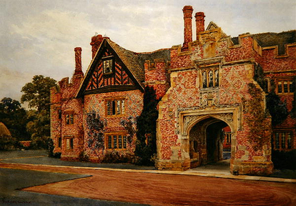 Compton Wynyates, Warwickshire (w/c on paper)