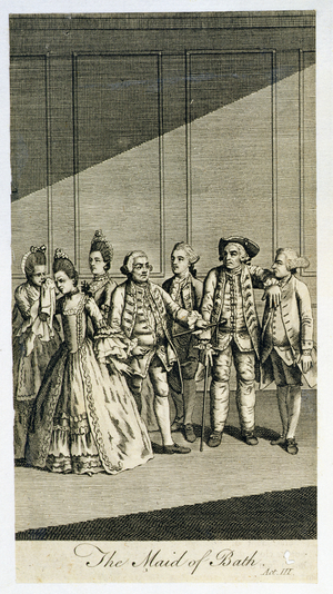 'The Maid of Bath', Act III (engraving)