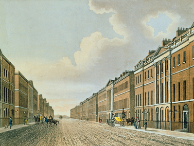 Portland Place, c.1812 (coloured aquatint)