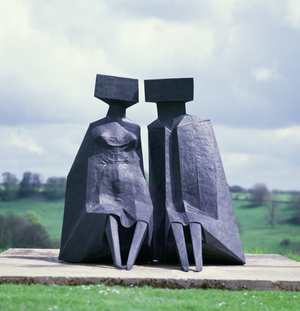 Sitting Figures, 1979-80 (bronze)