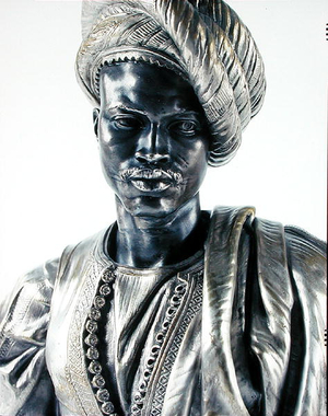 A Sudanese in Algerian Costume, c.1857 (bronze) (detail of 226342)