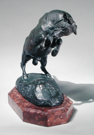 Rearing Bull, 1841 (bronze) (see also 226312)