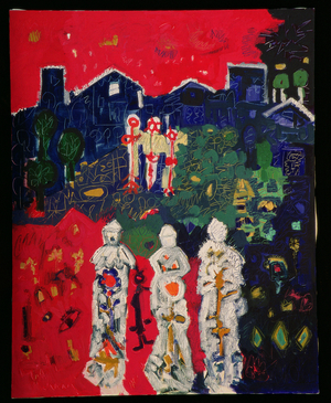 Untitled (oil & acrylic on canvas)