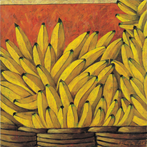 Bananas, 2000 (oil on linen)