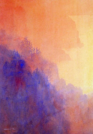 Monhegan Morning III, 1992 (w/c on paper)