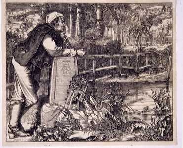 The Old Chartist, 1862 (woodcut on paper)