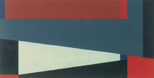 Oriflamme, motif No. 1, 1988 (oil on board)