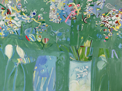 Wild flowers, 1979 (oil on canvas)