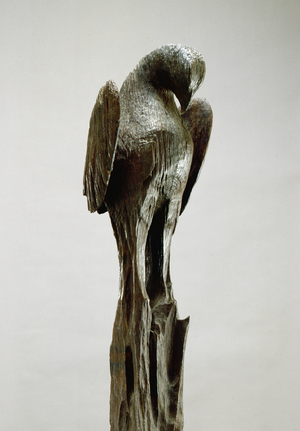 Charnel house post, 500-1000 (wood)
