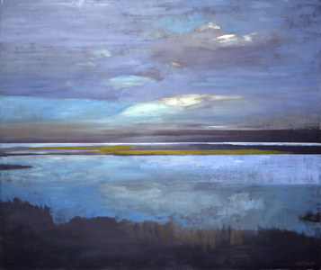 The Cove at Dusk, 1991 (oil on canvas)