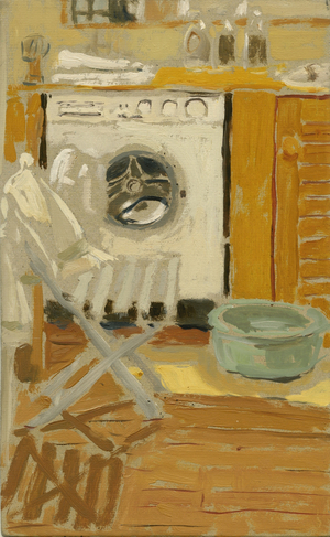 La buanderie, etude, 2001 (oil on cardboard)