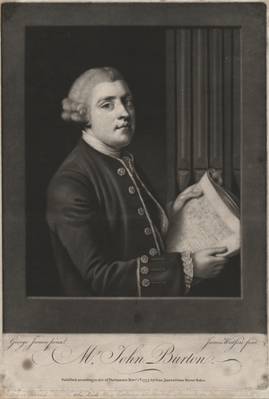 Mr. John Burton, engraved by James Watson (c.1740-90), 1775 (mezzotint)