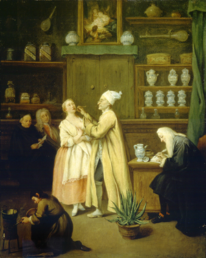 The Apothecary, c.1752 (oil on canvas)