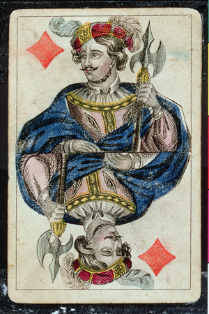 Playing card: Jack of Diamonds (colour litho)