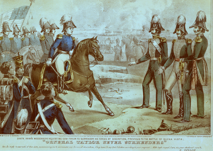 'General Taylor never Surrenders', 1847 (engraving)