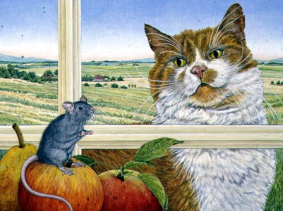 Window-Shopping, 1997 (acrylic on panel)