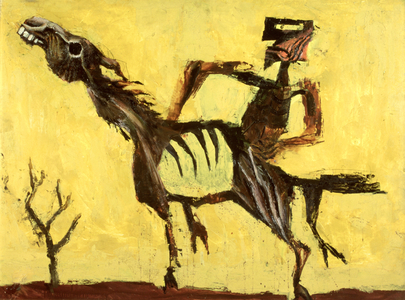 Wild Colonial Boy (synthetic polymer & mixed media on composition board)