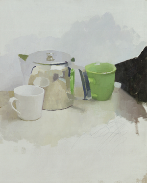 Not For All the Tea in China, 2002 (oil on canvas)