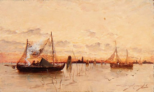 Sunset on the Lagoon