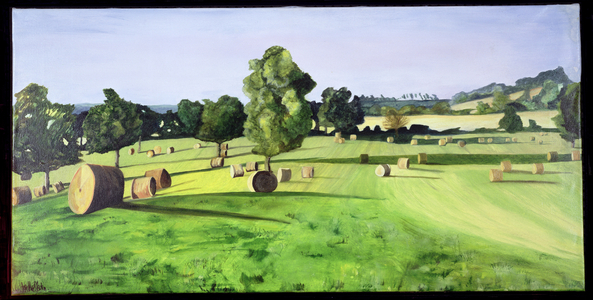 Roundballers No 1 (oil on canvas)